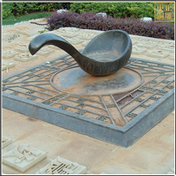 廣場(chǎng)大勺子景觀(guān)銅雕塑